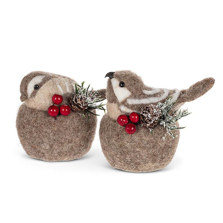 Bird on Nest Figurines Christmas decor