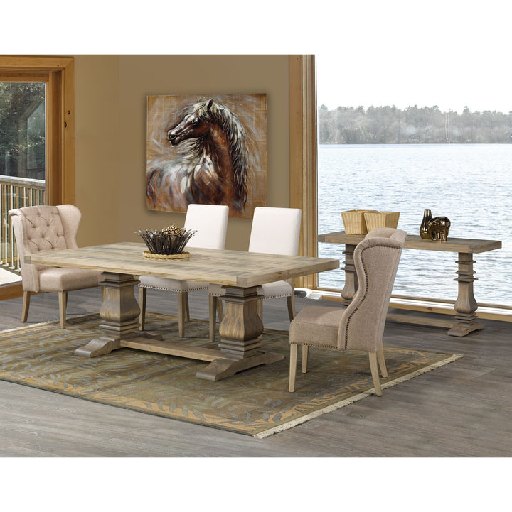 Cardinal Woodcraft Black Sea Dining Table Set