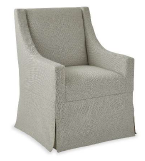 Sloped Arm Chair Frame with Slip Cover