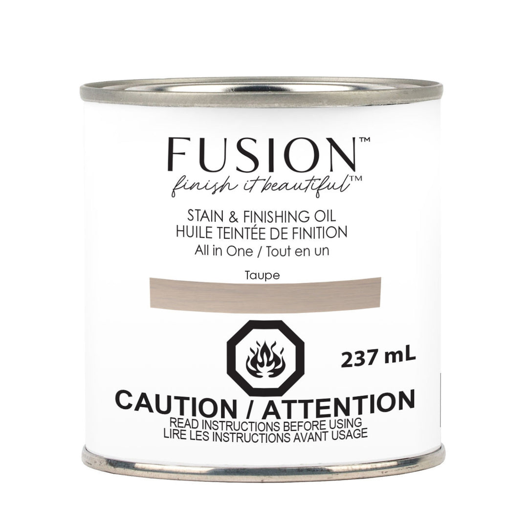 Fusion Stain & Finishing Oil All In One - Taupe
