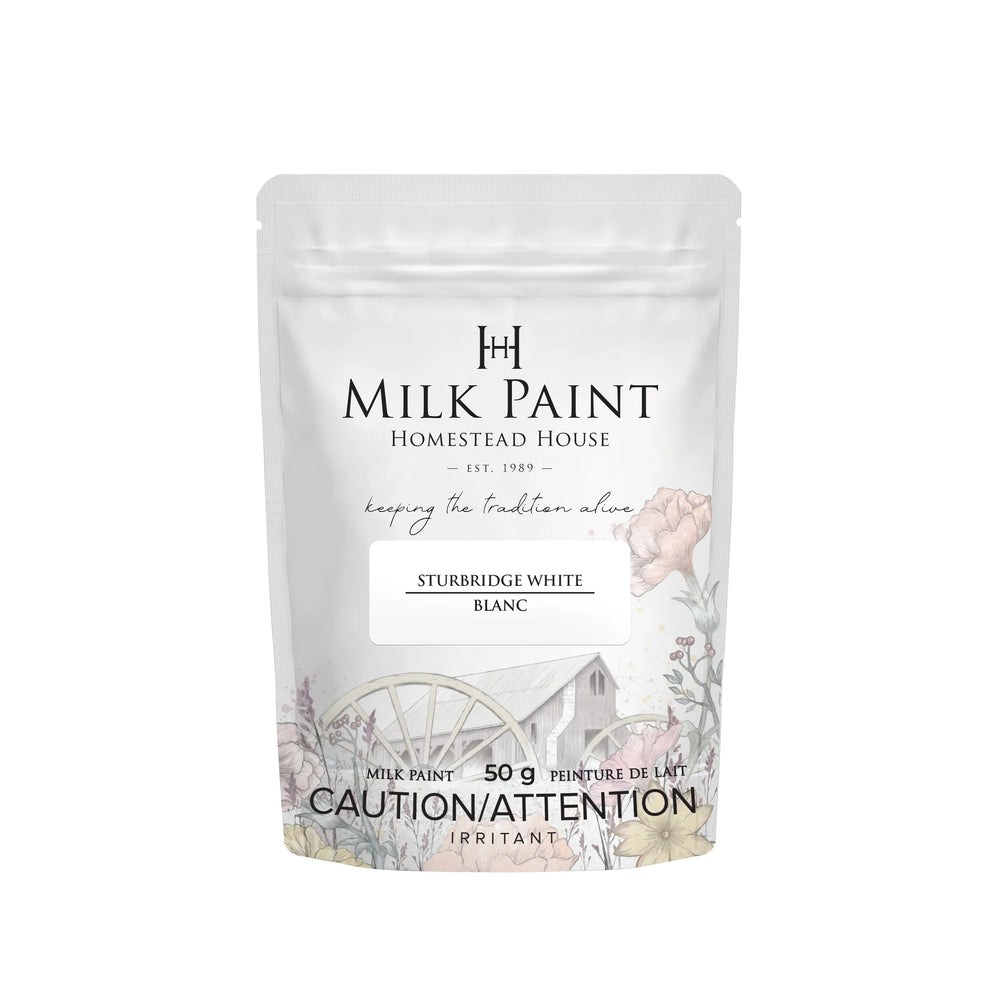 Homestead House Milk Paint - Sturbridge White 50g container