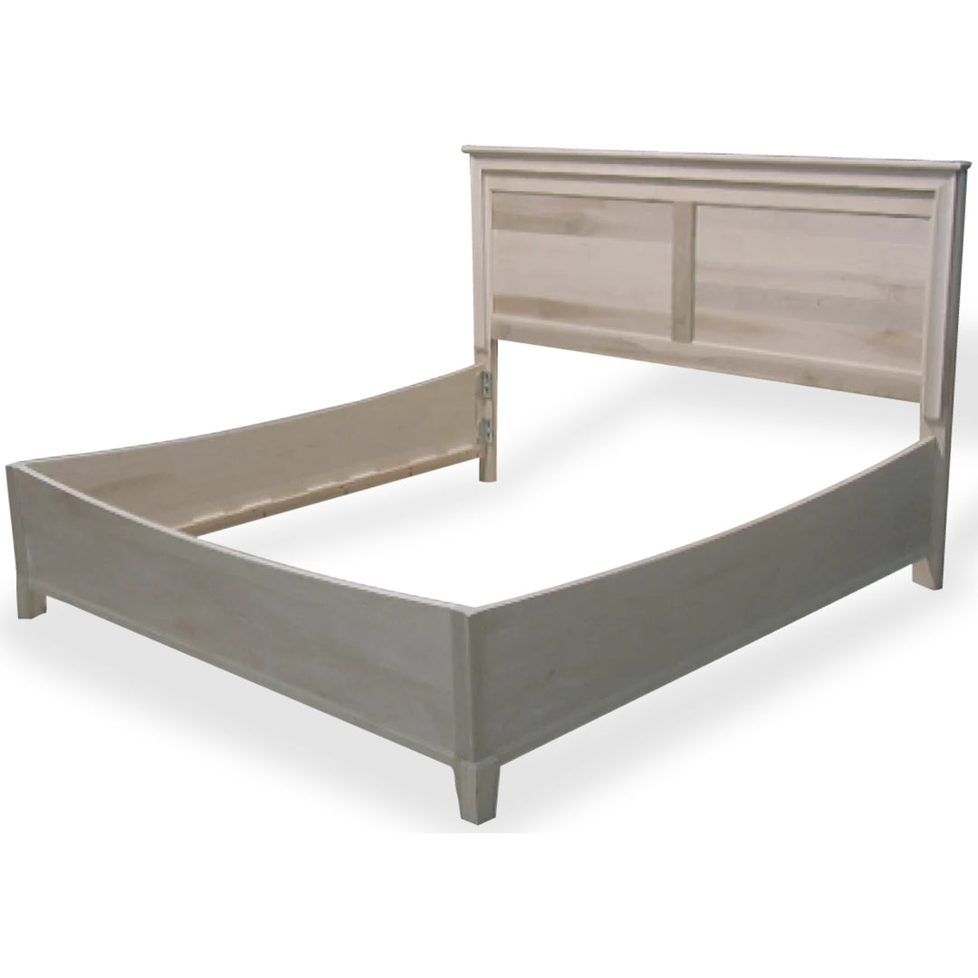 New Yorker solid wood Sleigh Boat Bed