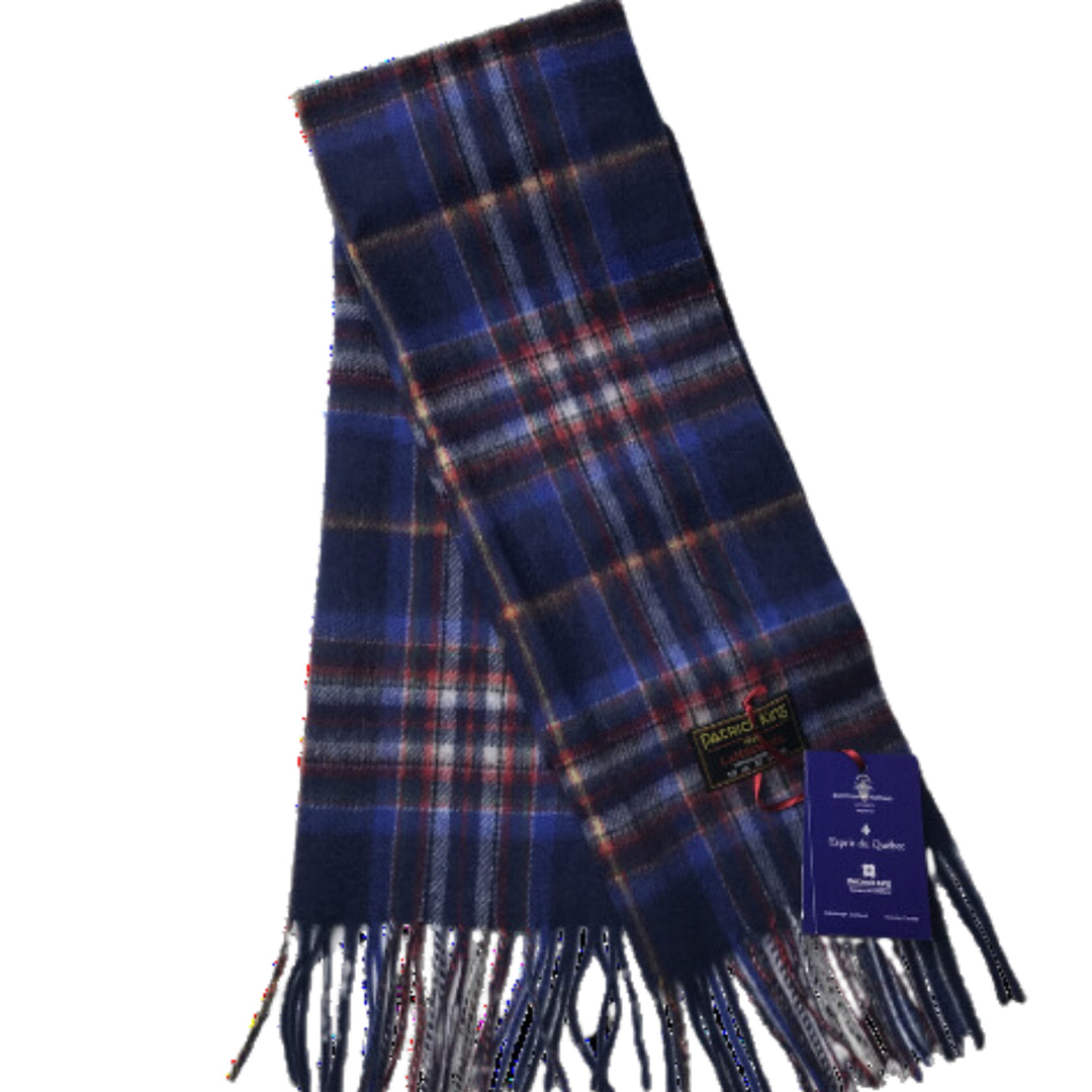 Patrick King Esprit du Quebec Lambswool Tartan Scarf