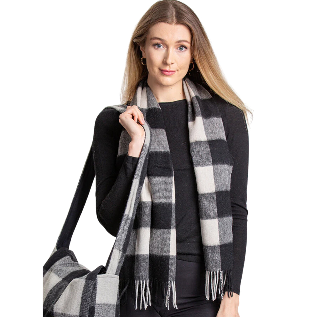 Patrick King Northumberland Lambswool Tartan Scarf