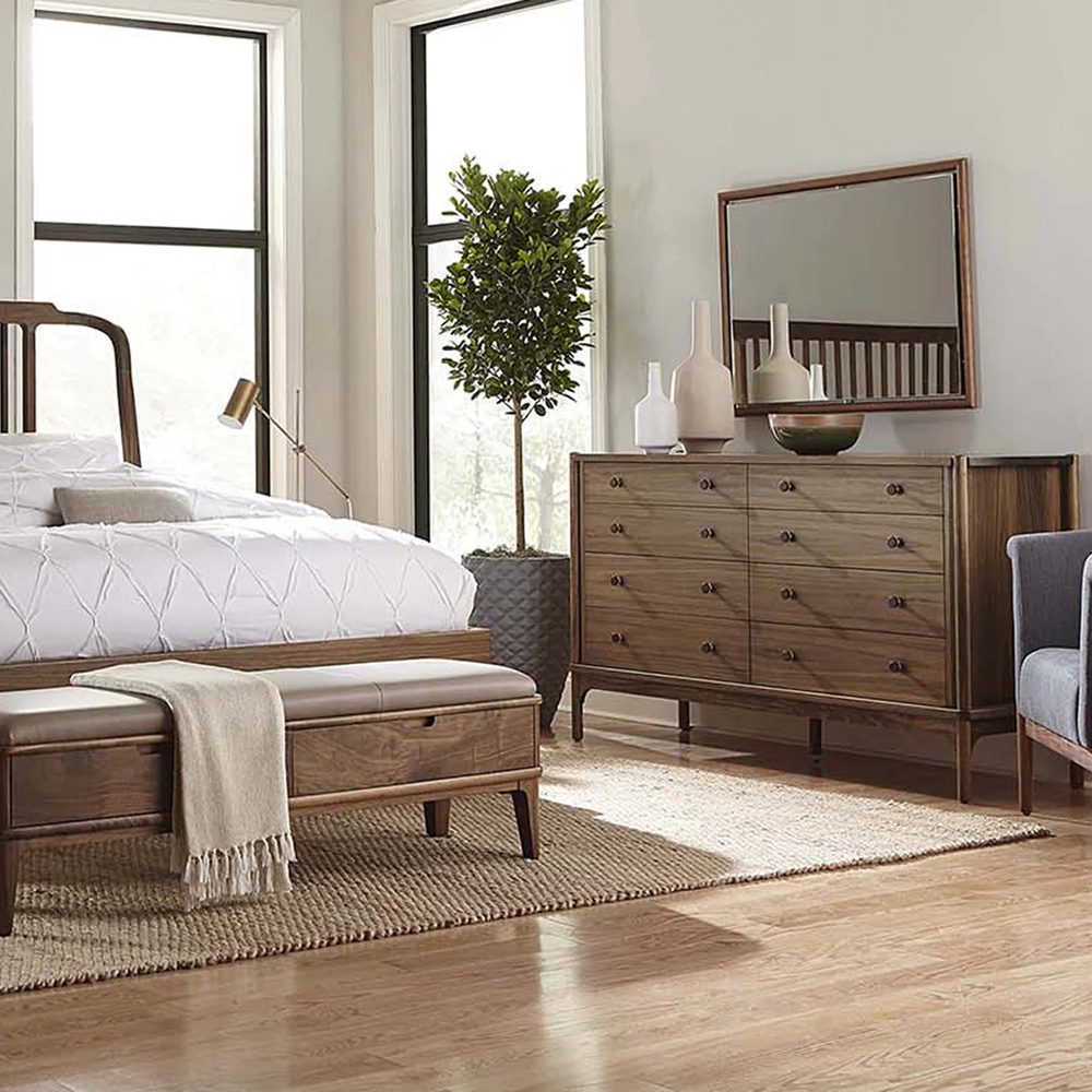Stickley Walnut Grove Mirror display