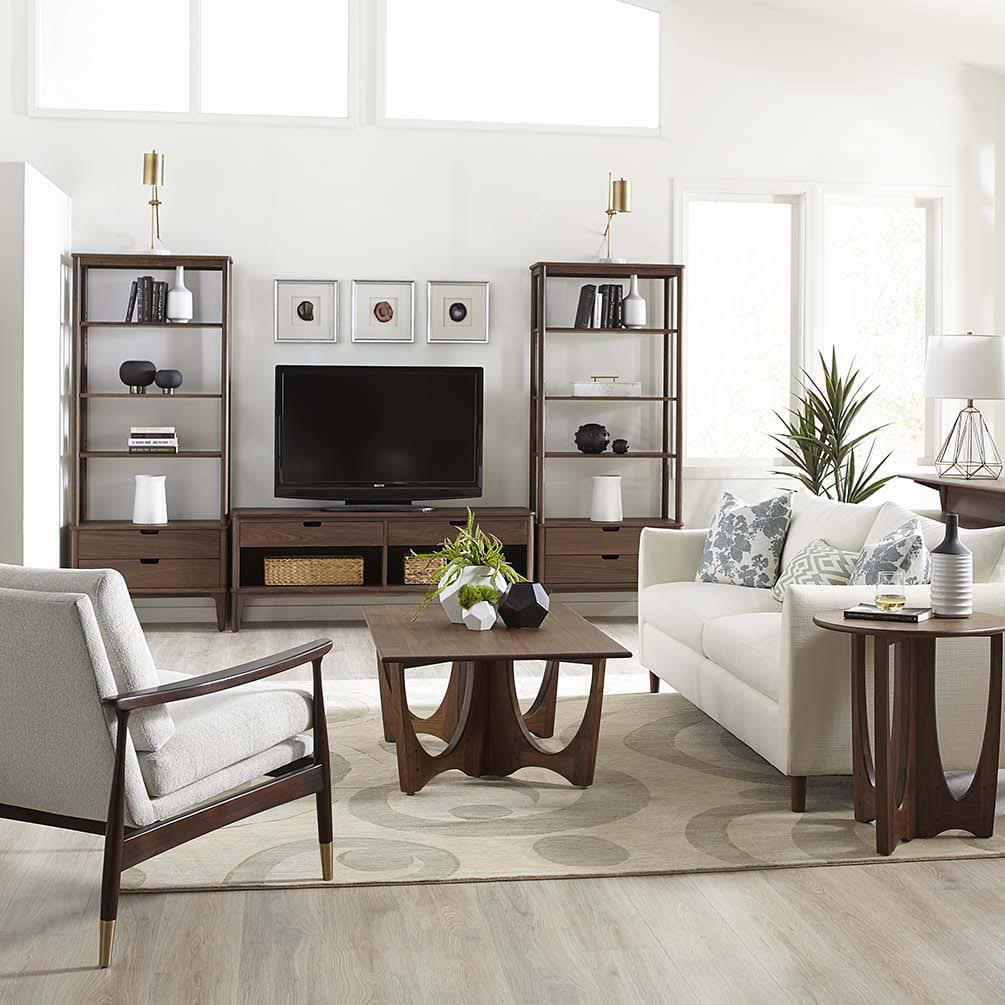Stickley Walnut Grove Rectangular Cocktail Table