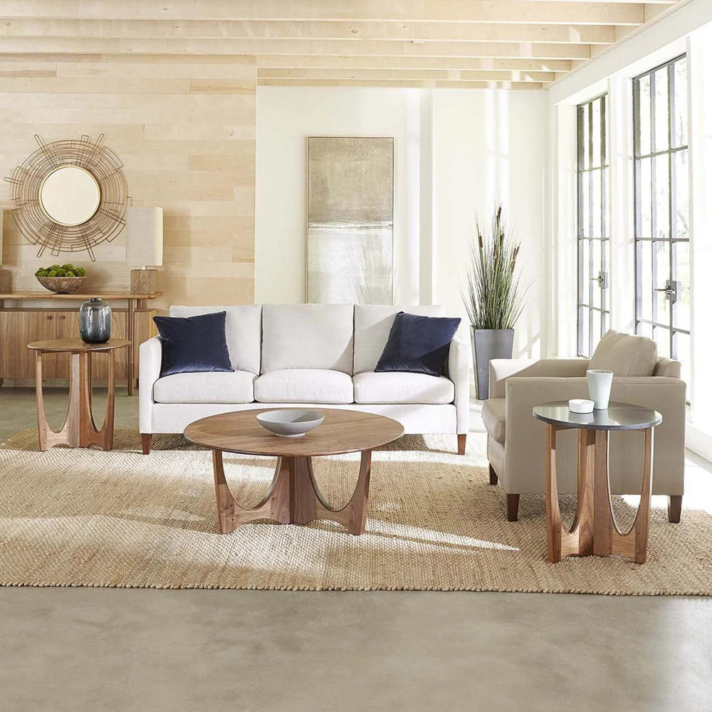 Stickley Walnut Grove Round Lamp Table