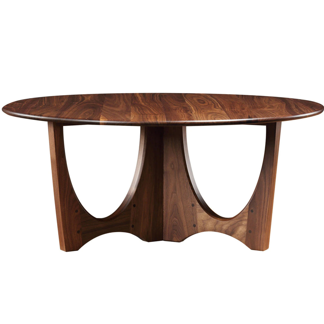 Stickley Walnut Grove Round Cocktail Table