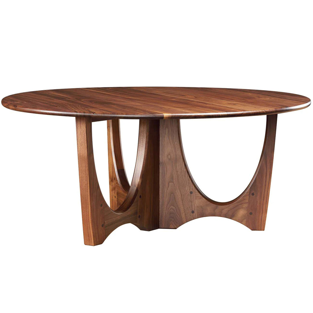 Stickley Walnut Grove Round Cocktail Table