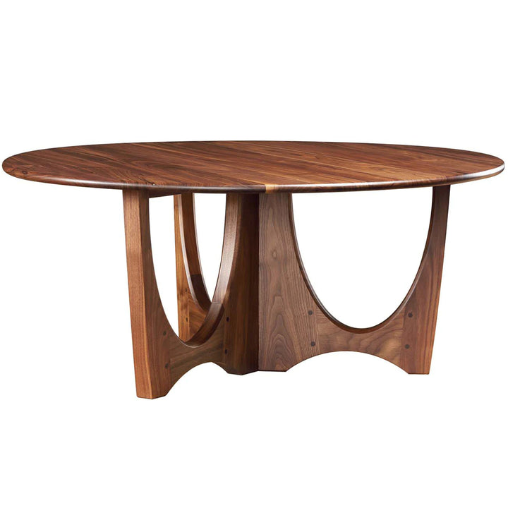 Stickley Walnut Grove Round Cocktail Table