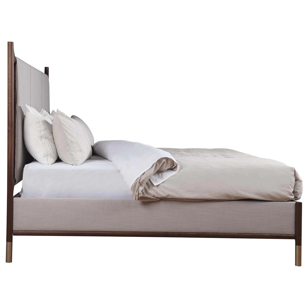 Stickley Walnut Grove Upholstered Bed