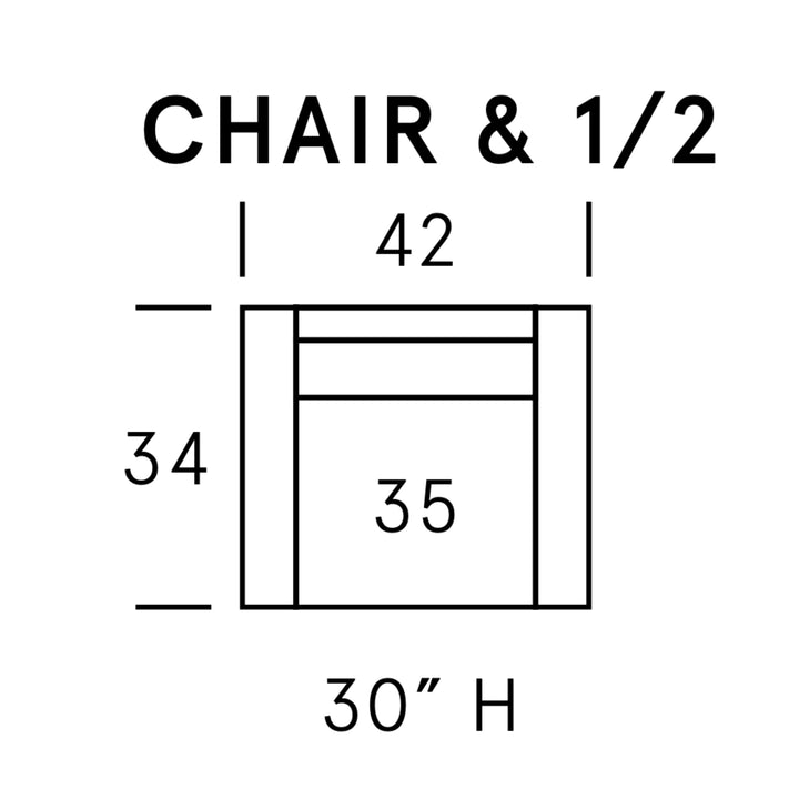 Bergamo Chair & 1/2