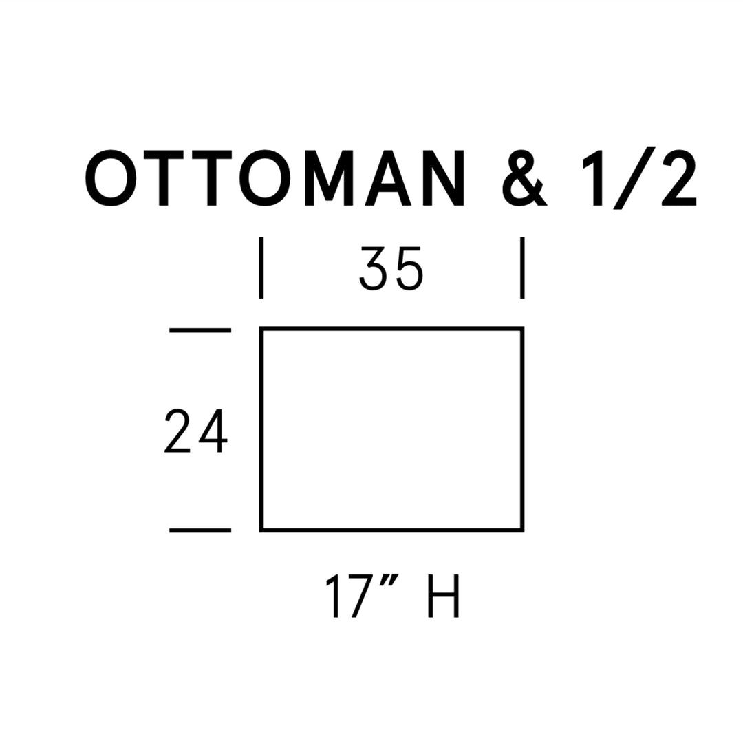 Bergamo Ottoman & 1/2