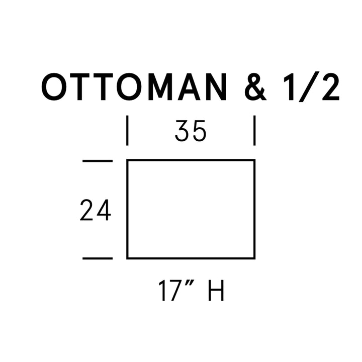 Bergamo Ottoman & 1/2