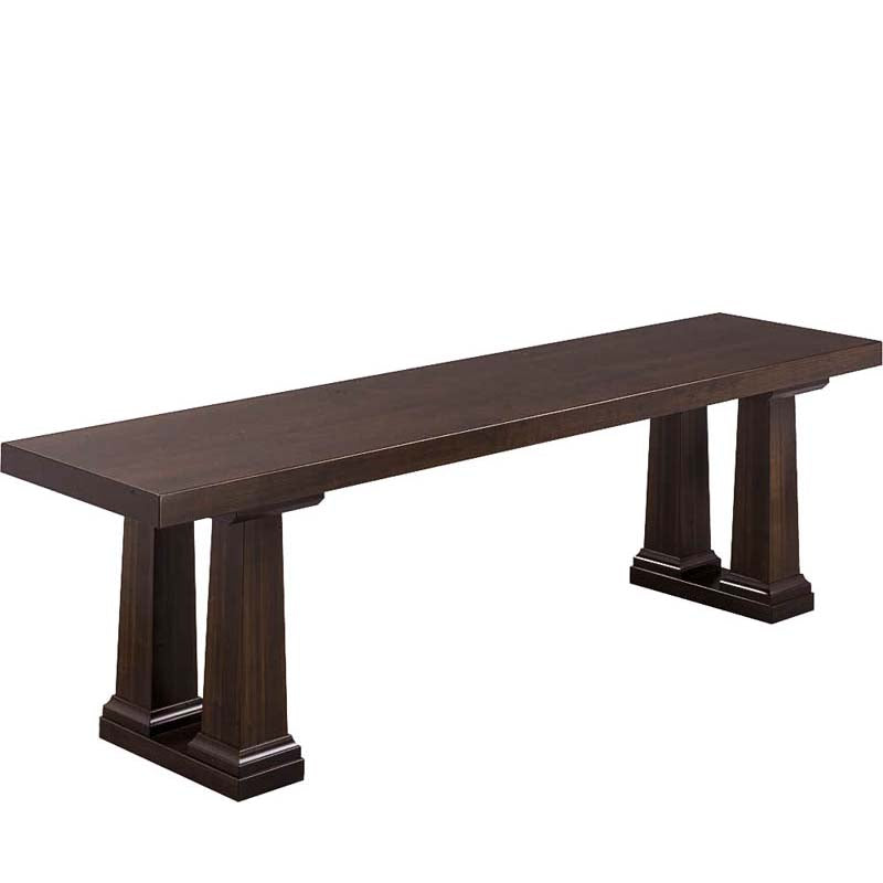 Cardinal Woodcraft solid wood Acropolis Dining Bench