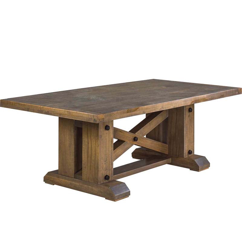 Cardinal Woodcraft solid wood Acton Central Dining Table