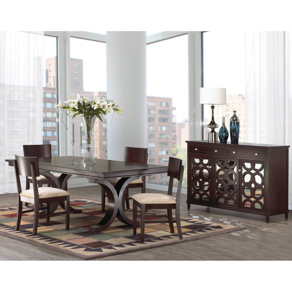 Cardinal Woodcraft solid wood Broadway Dining Table Set
