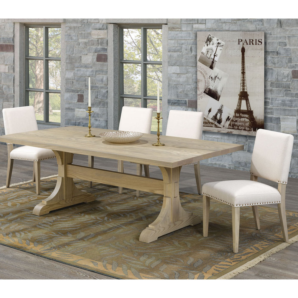 Cardinal Woodcraft Castleton solid wood dining table set