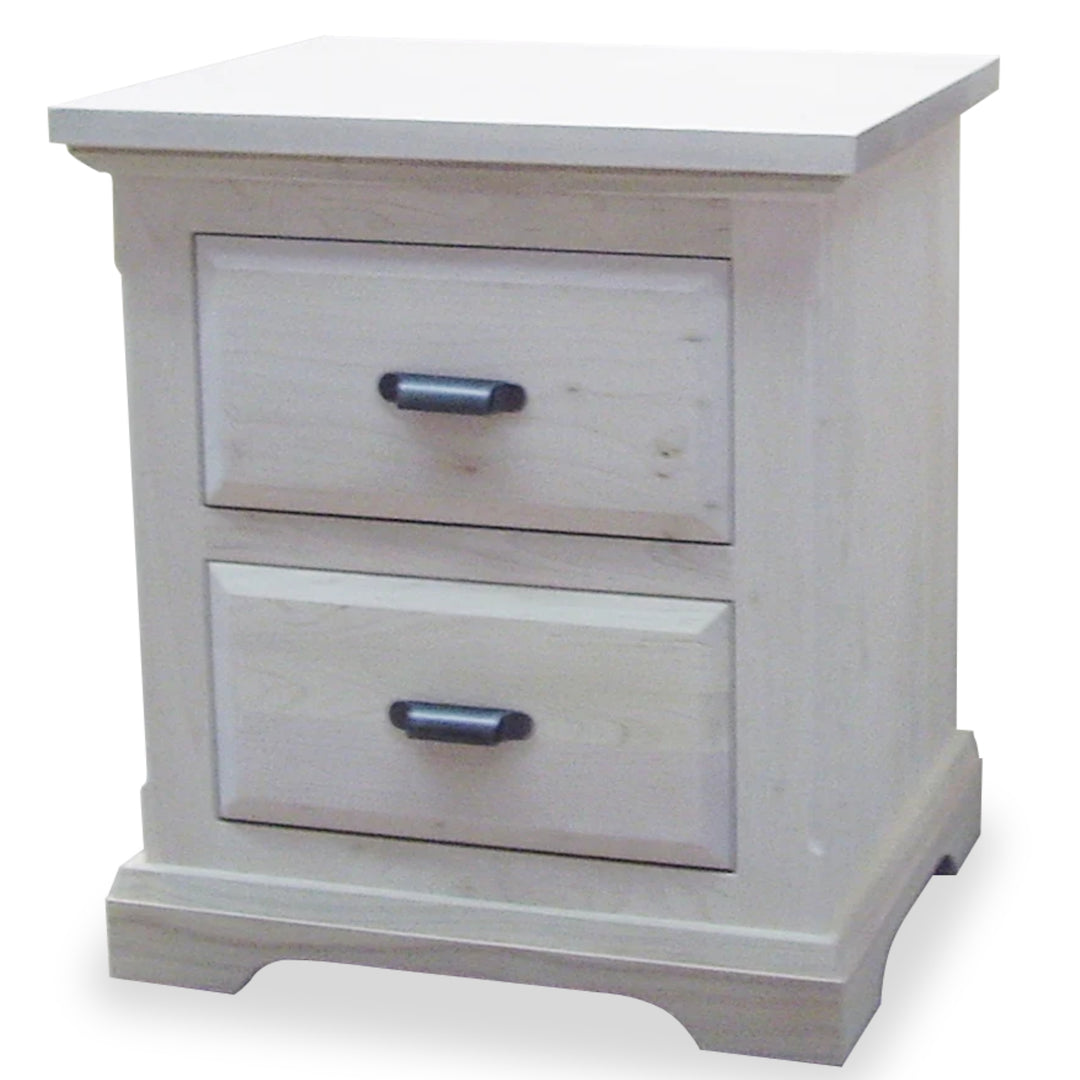Chateau solid wood Two Drawer Nightstand