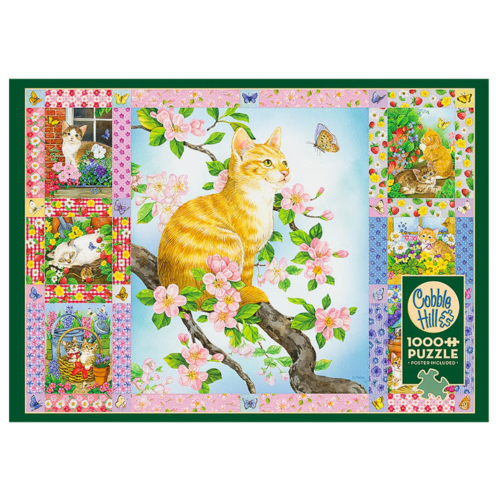 Cobble Hill: Blossoms and Kittens Quilt