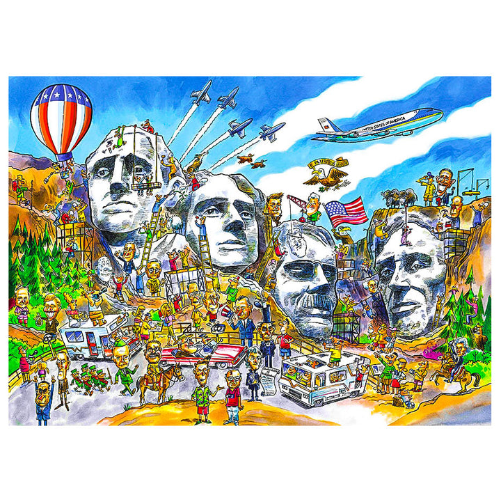 Cobble Hill: DoodleTown: Mount Rushmore