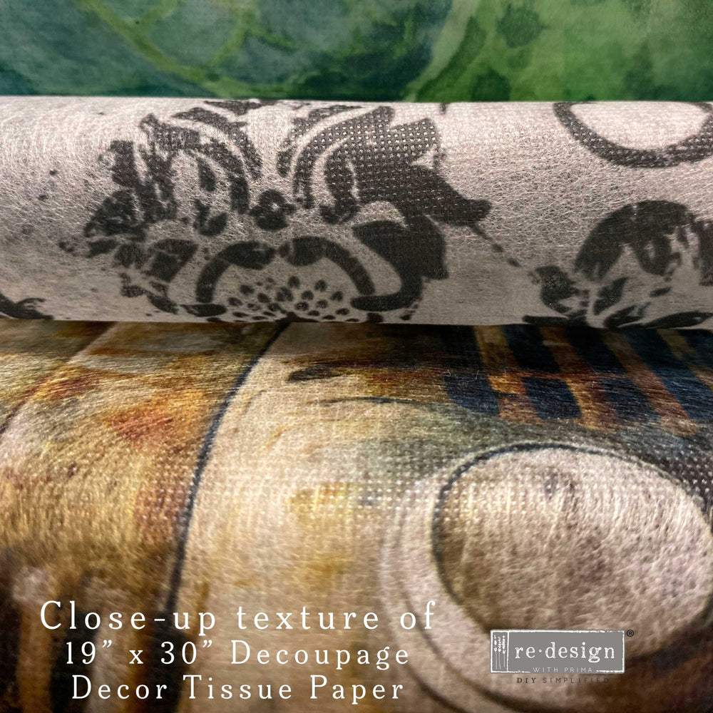 Decoupage Décor Tissue Paper - Vintage Wallpaper
