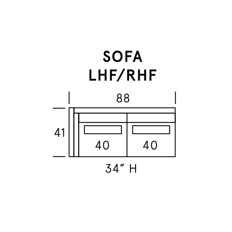 Escape Sofa LHF/RHF