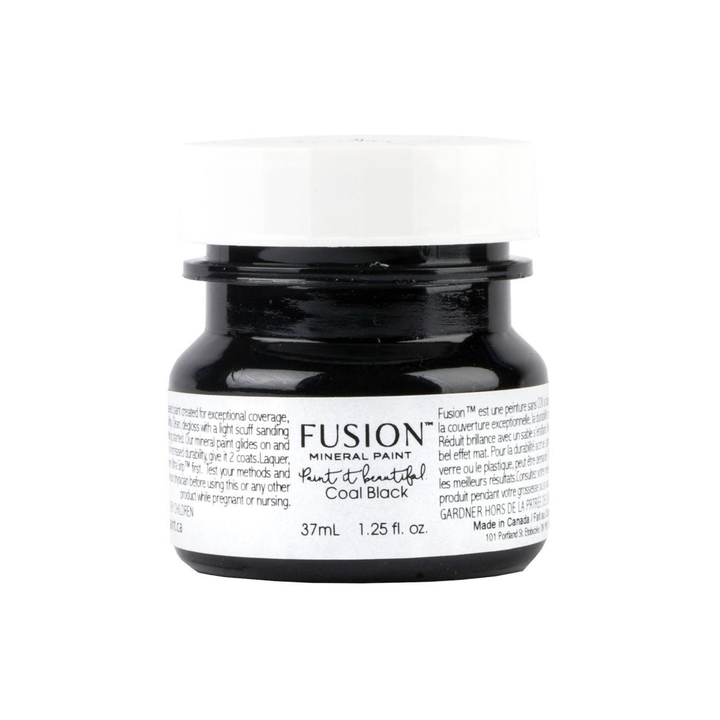 Fusion Mineral Paint - Coal Black 37ml Tester