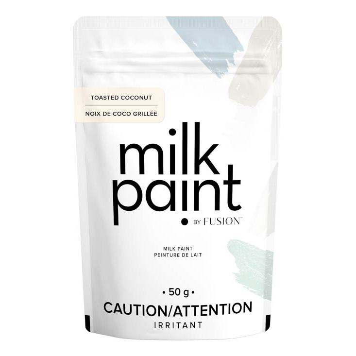 Milk Paint By Fusion, Ultra durable, No Brushstrokes, Zero VOC & Eco  Friendly Paint - Toasted Coconut - 1.7 Oz 