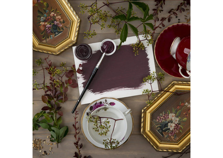 Purple elderberry collage by Fusion Mineral Paint