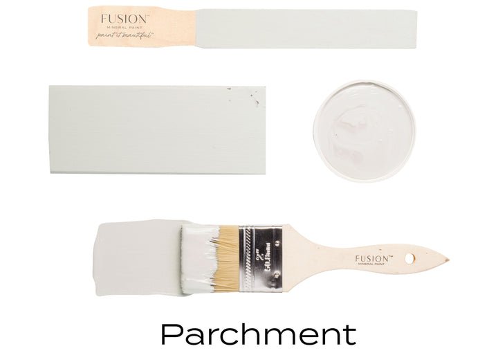Fusion Mineral Paint Parchment Flat Lay