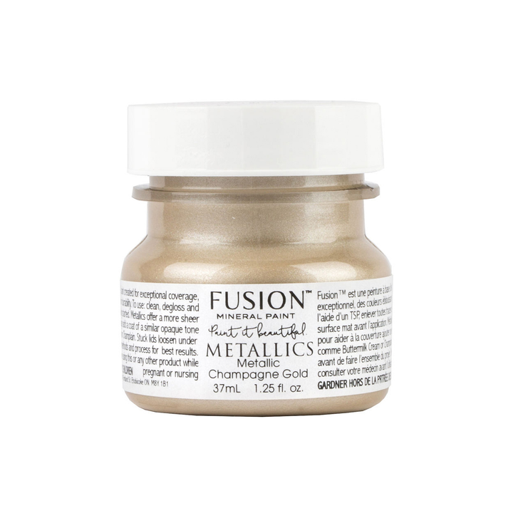 Fusion Metallic Paint - Champagne Gold 37ml Tester