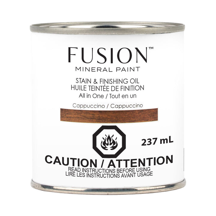 Fusion Stain & Finishing Oil All In One - Cappuccino 237 mL