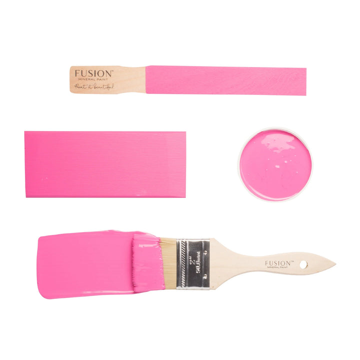 Fusion Mineral Paint - CUREiously Pink Flat Lay
