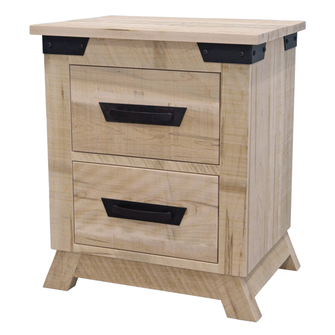 Hamilton solid wood Two Drawer Nightstand