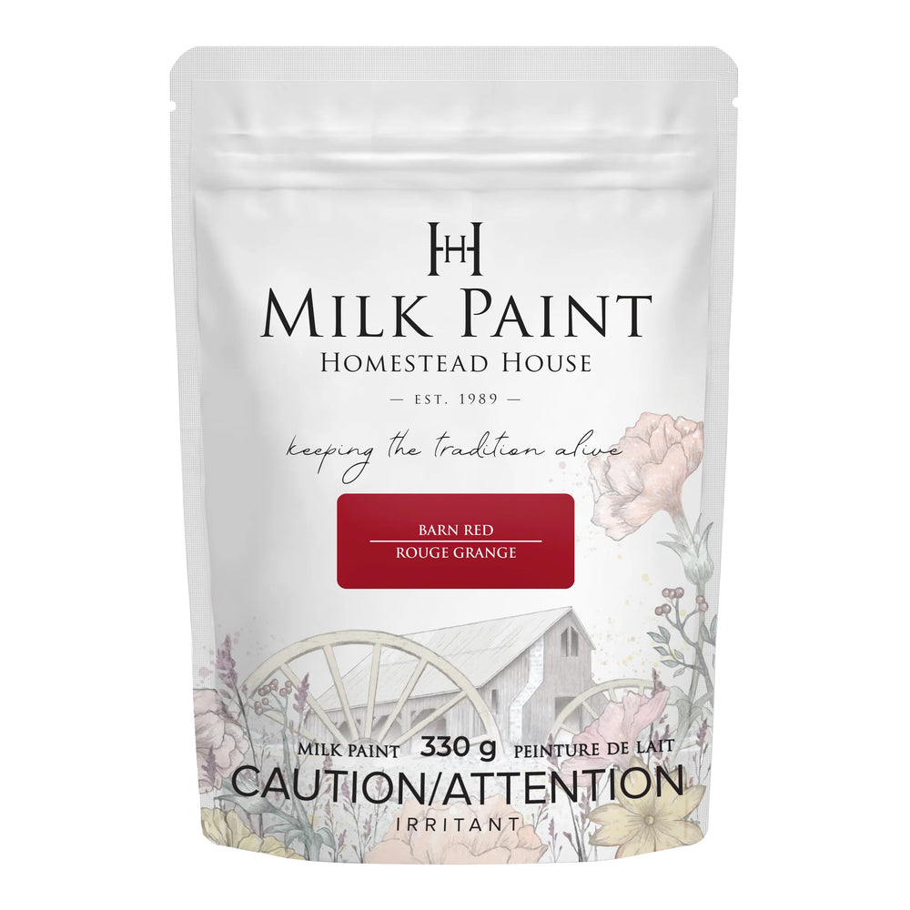 Homestead House Milk Paint - Barn Red 330g container