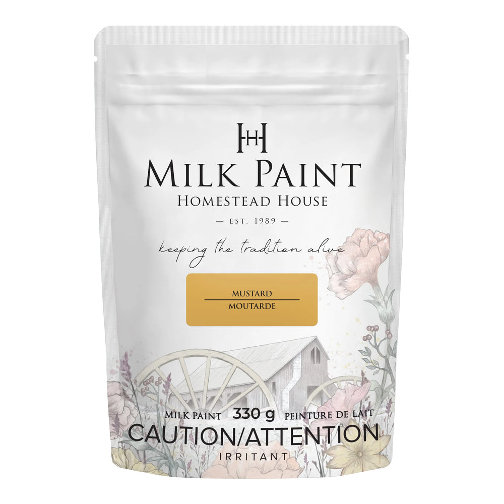 Homestead House Milk Paint - Mustard 330g container