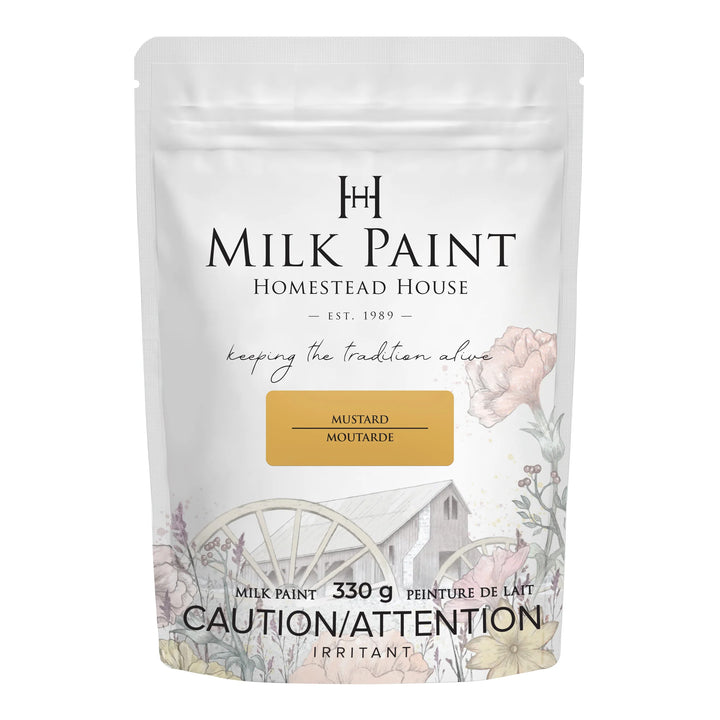 Homestead House Milk Paint - Mustard 330g container