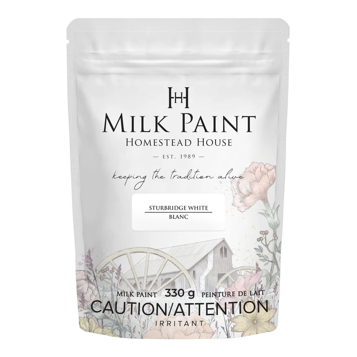 Homestead House Milk Paint - Sturbridge White 330g container