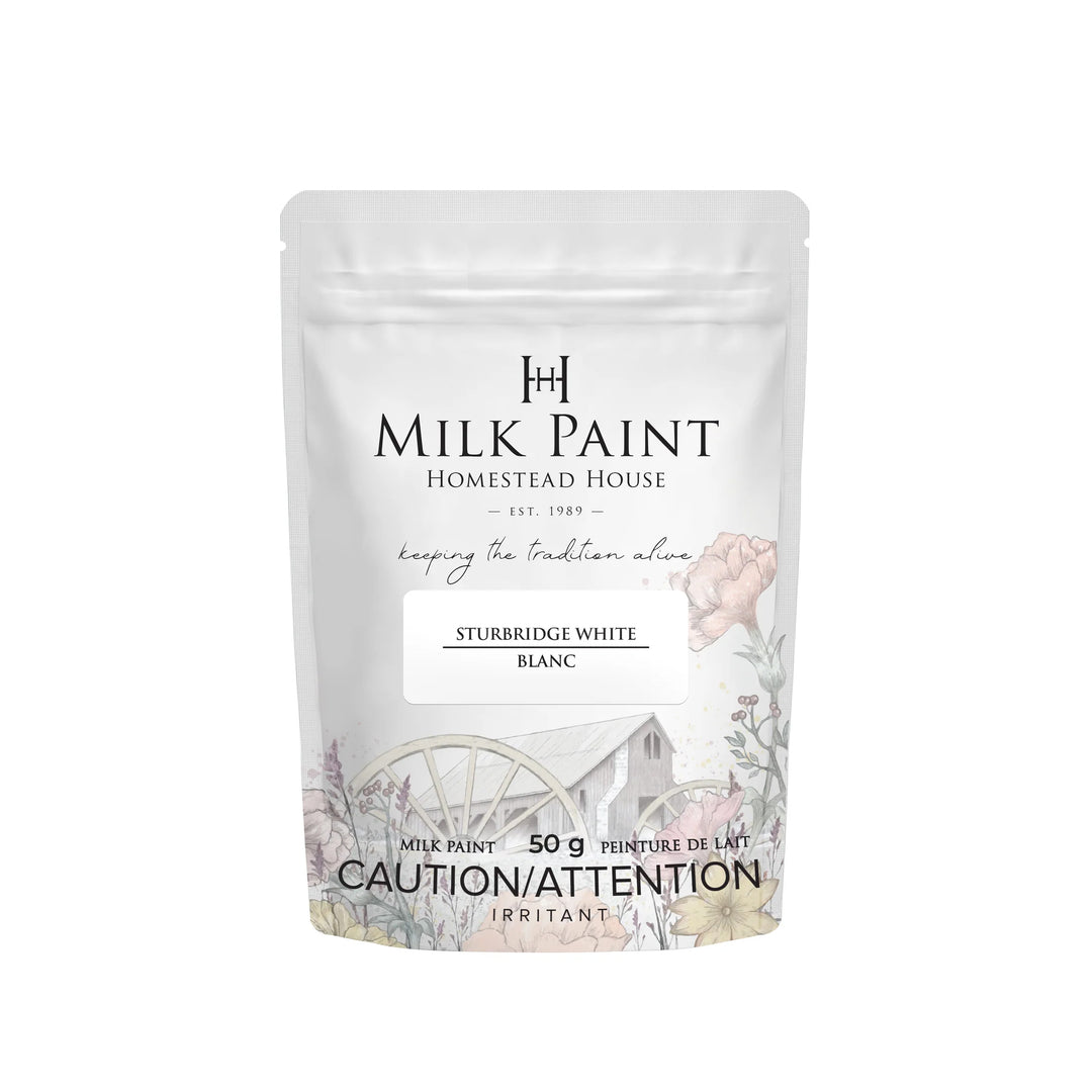 Homestead House Milk Paint - Sturbridge White 50g container