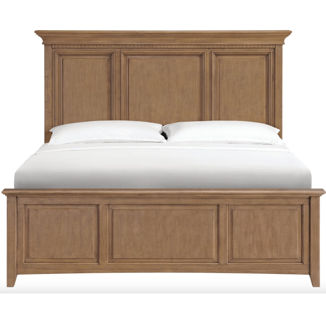 McKenzie Grand King Storage Bed Pecan