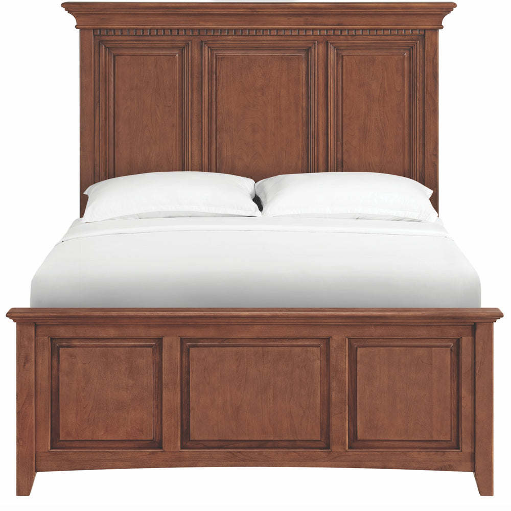 McKenzie Grand Queen Bed Glazed Antique Cherry