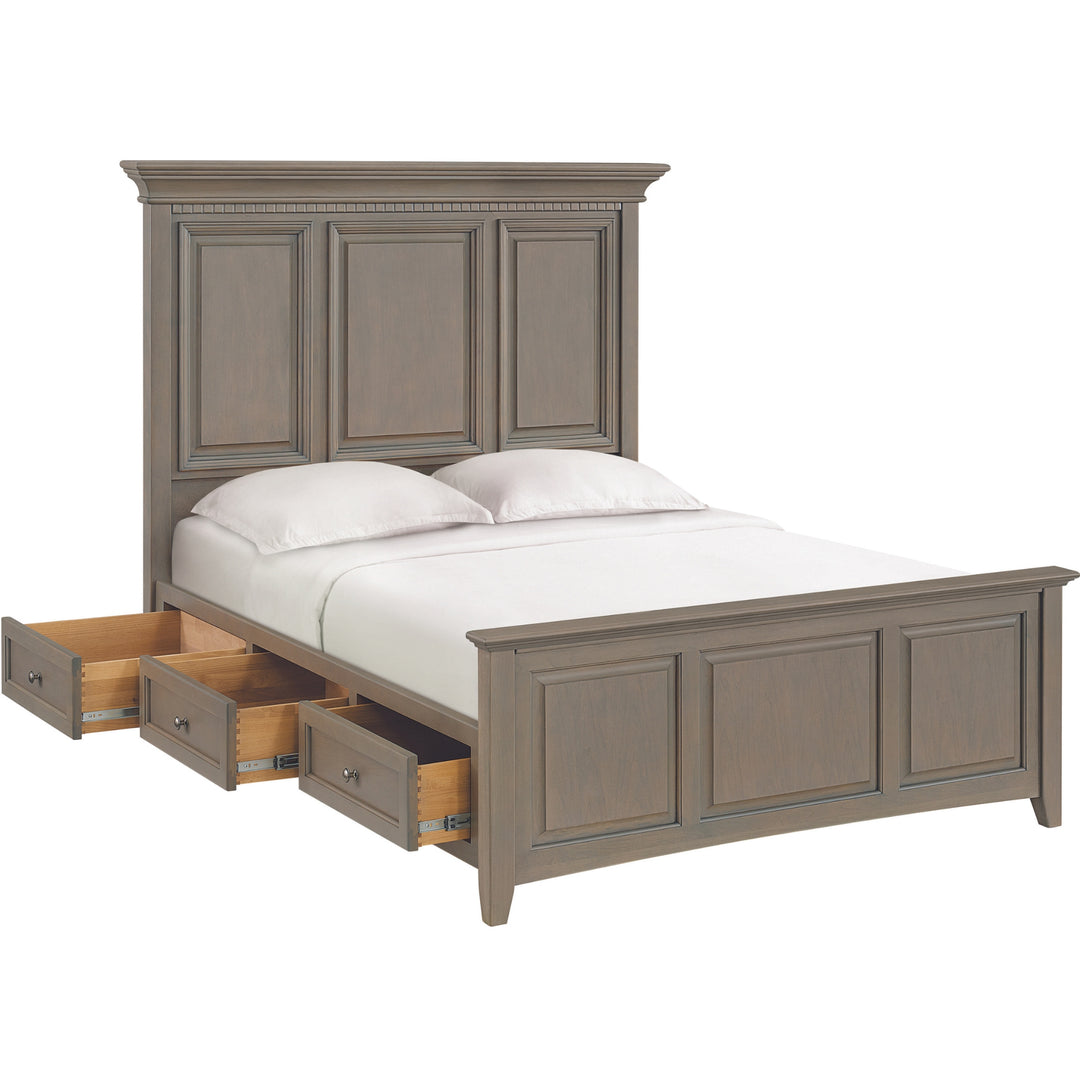 McKenzie Grand Queen Storage Bed Fieldstone