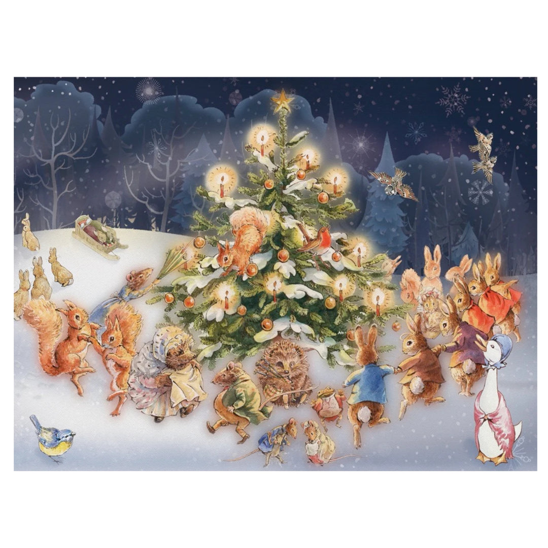 New York Puzzle Company: Around The Christmas Tree