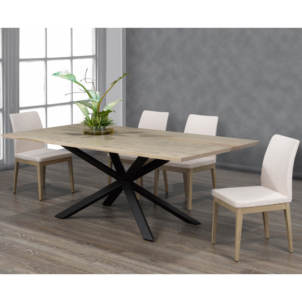 Cardinal Woodcraft solid wood Norseman dining table set
