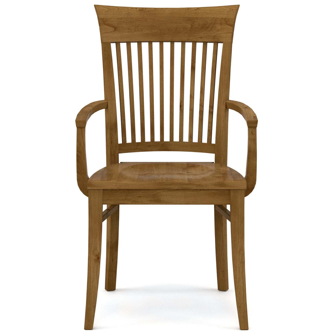 Stickley Gable Road Wooden Arm Chair Dune