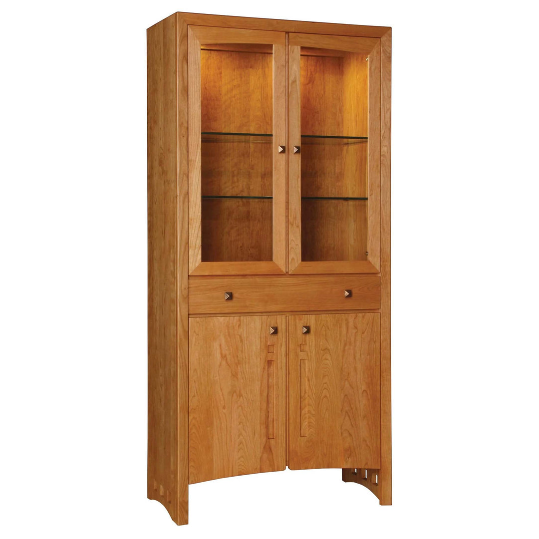 Stickley Highlands Display Cabinet in cherry wood