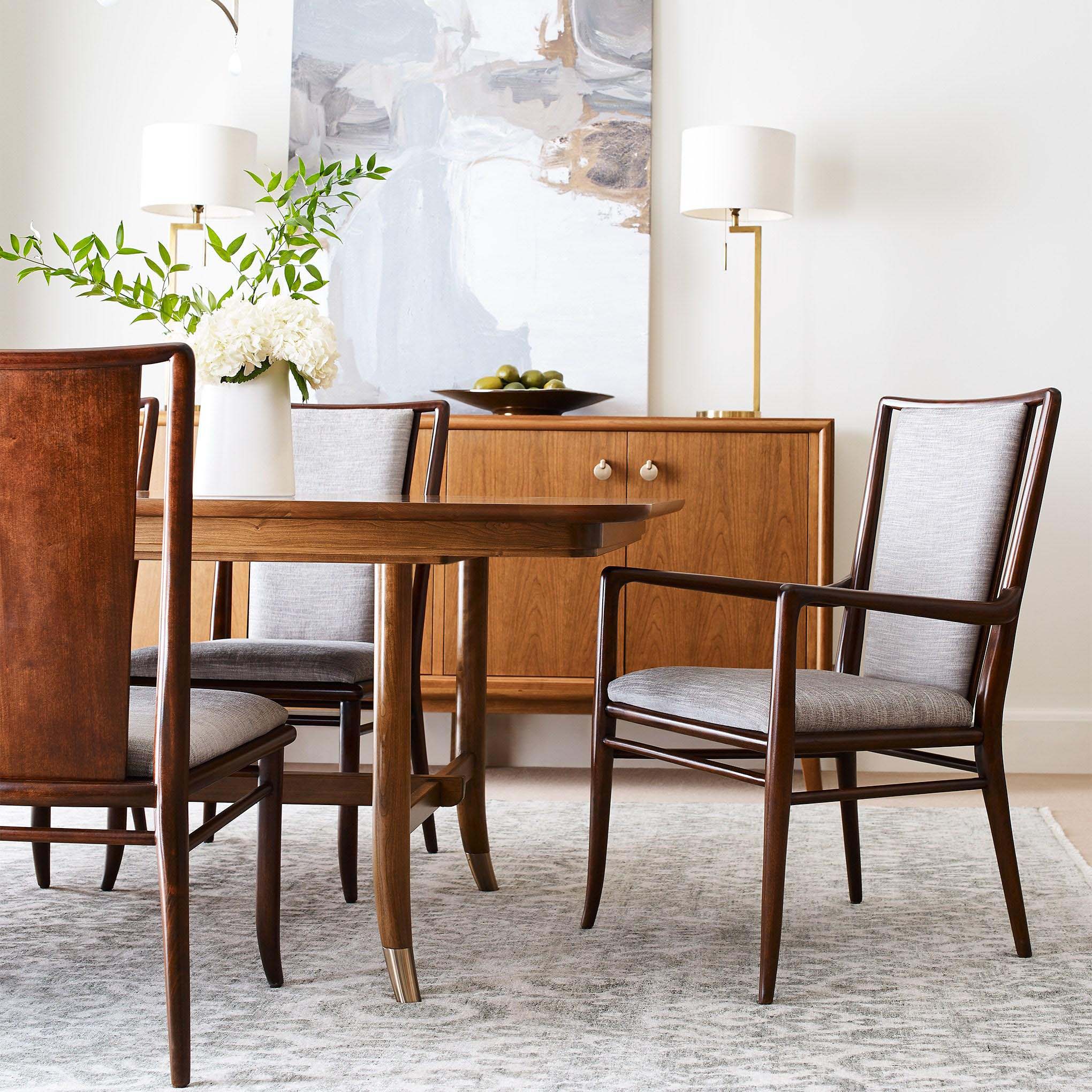 Stickley walnut deals grove dining table