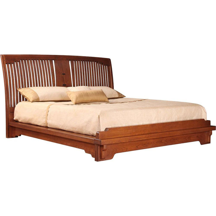 Stickley Oak Knoll Spindle Platform Bed