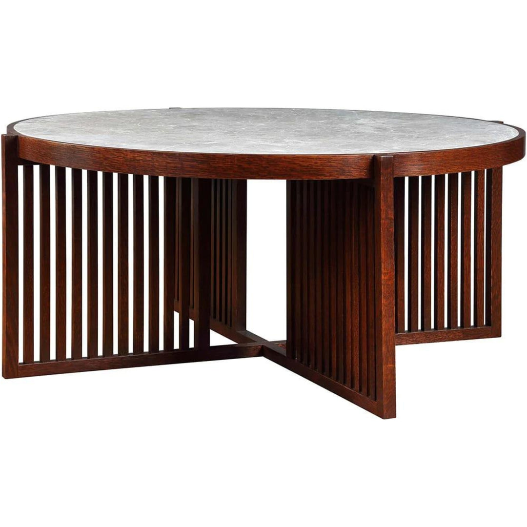 Stickley Park Slope Round Cocktail Table